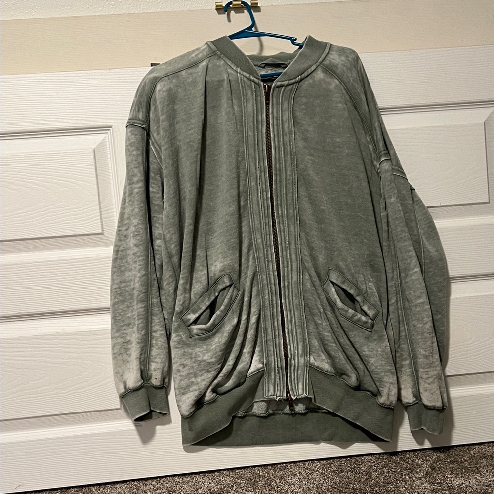 We The Free Light Green Zip-Up